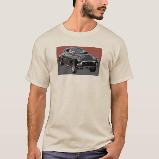 Schwarz-Chevrolet-Bel 1951 die Aire gasser. T-Shirt (Vorderseite)