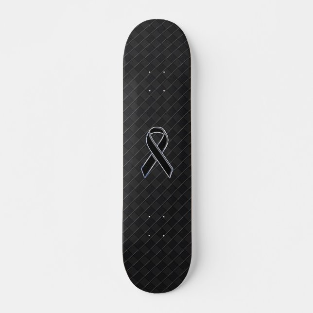 Schwarz-Chrome-Stil-Band-Bewusstsein Skateboard (Vorne)