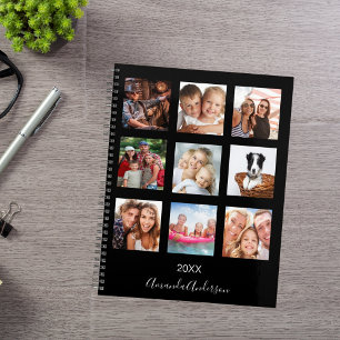 Schwarz, Collage aus einer Foto-Familie, 2025 Planer