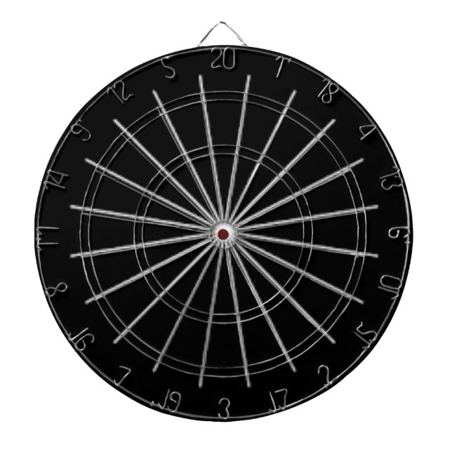 Schwarz Dartscheibe (vorne)