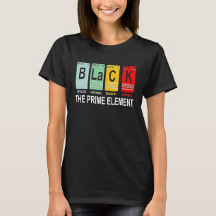 Schwarz der Prime Element Black lebt Rechte Black T-Shirt