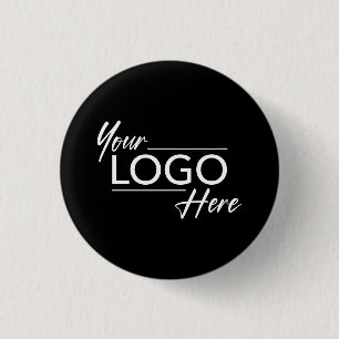 Schwarz des modernen Firmenlogos Button