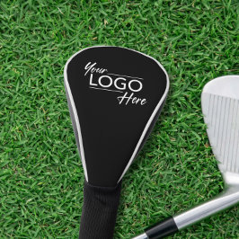 Schwarz des modernen Firmenlogos Golf Headcover