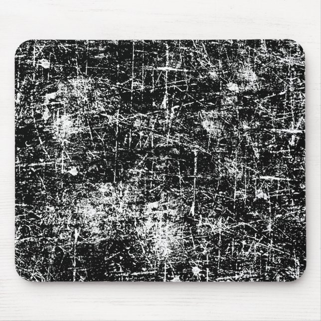 Schwarz-Distressiv-Look Mousepad (Vorne)