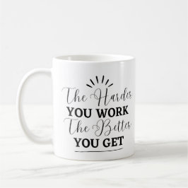 Schwarz Einfache Motivierend Tasse