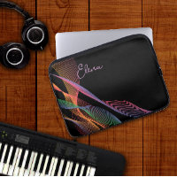 Schwarz elegant bunt schwavy