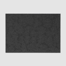 Schwarz Elegantes Sukkulentes Muster Decoupage Seidenpapier