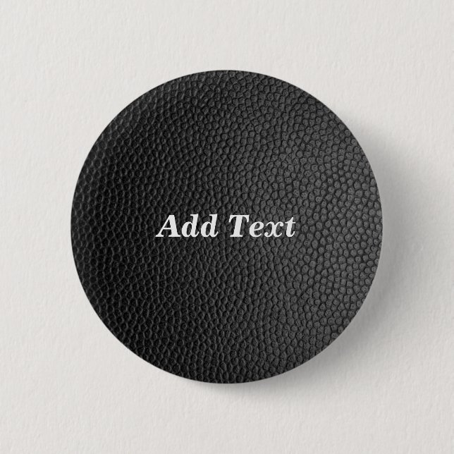 Schwarz Erstellen Sie Ihre eigene Blindvorlage Button (Vorderseite)