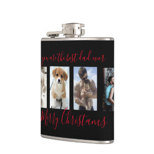 Schwarz Frohe Weihnachten Bester Vater je Foto Col Flachmann