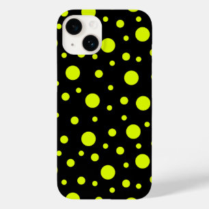 Schwarz-Gelb-Eleganz Case-Mate iPhone 14 Hülle
