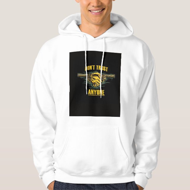 Schwarz-Gelb-Hoodies-Design Hoodie (Vorderseite)