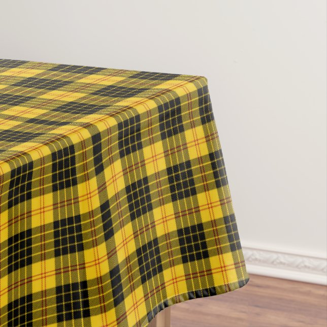 Schwarz Gelb Kariert  Tischdecke (Beispiel)