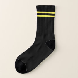 Schwarz-Gelbe Streifen Socken