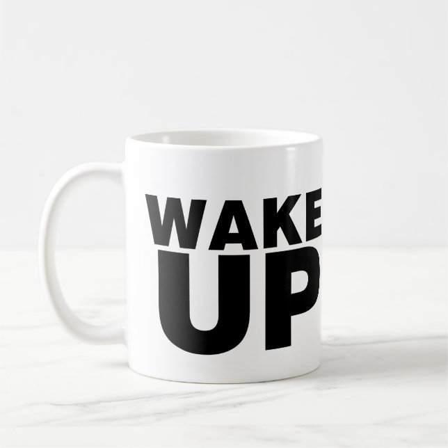 Schwarz geweckt kaffeetasse (Links)