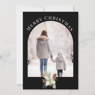 SCHWARZ GEWÖLBTE FOTO MINIMALE WEIHNACHTEN