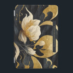Schwarz & Gold Elegante Blumen | Monogramm iPad Mini Hülle<br><div class="desc">Das Design zeichnet sich durch einen japanischen Blumendruck in Schwarz und Gold aus, mit Ihrem Namen oder Ihrer Wahl der Personalisierung. Das mit Monogramm Design. Das Design ist anpassbar und anpassbar auf Ihre Vision! Eine tolle Geschenkidee für jeden Anlass. Fügen Sie diesem Design Ihre benutzerdefinierte Formulierung hinzu, indem Sie die...</div>