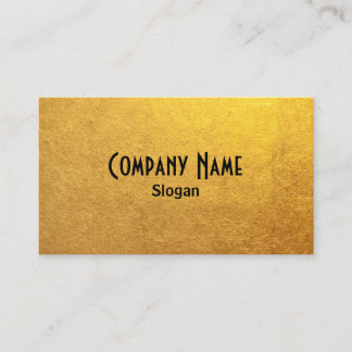 Schwarz-Gold-Foil-Foto Visitenkarte