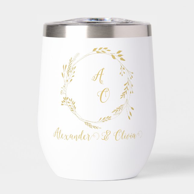 Schwarz-Gold-Luxus-Blumenhochzeit (Vorderseite)