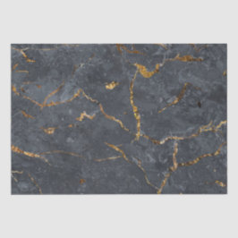 Schwarz-Gold-Luxus-Marmorstruktur Seidenpapier