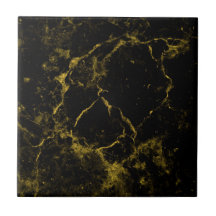 Schwarz-Gold-Marmor | Benutzerdefinierte Keramik
