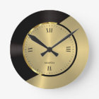 Schwarz & Gold Modernes geometrisches Design