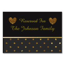 Schwarz-Gold-Party- oder Hochzeitskarten