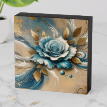 Schwarz-Gold-Rose