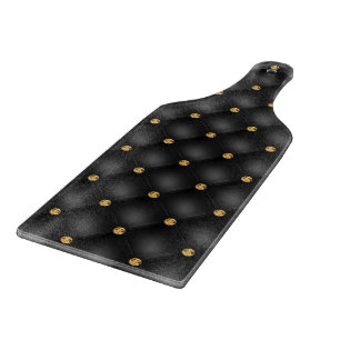 Schwarz-Gold-Schnittplatine Schneidebrett