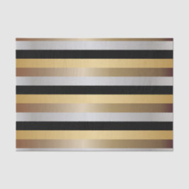 Schwarz-, Gold-, Silber-und metallische Seidenpapier