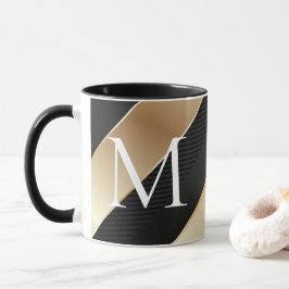 Schwarz-Gold-Tasse Tasse