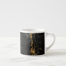 Schwarz-goldene Vintage