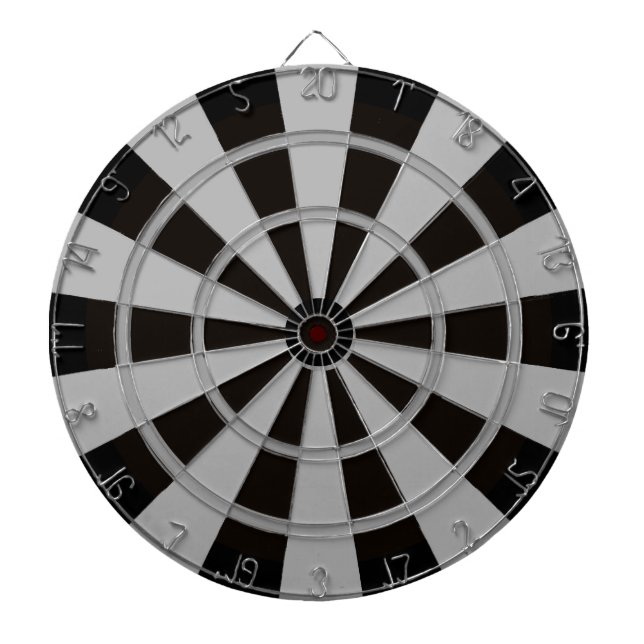 Schwarz-Grau-Combo-2-Reglermappe Dartscheibe (vorne)