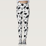 Schwarz-Grau Halloween Ikonenmuster Leggings<br><div class="desc">Feiern Sie Halloween mit diesen einzigartigen Halloween-Leggings,  die Illustrationen von Katzen,  Geistern,  Knochen,  Särgen und anderen Ikonen zeigen.</div>