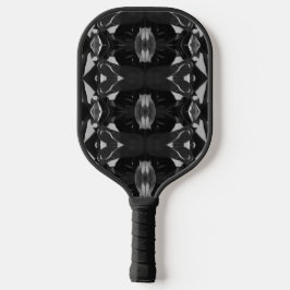 Schwarz-Grau-Moderne Silver-Muster Pickleball-Padd Pickleball Schläger