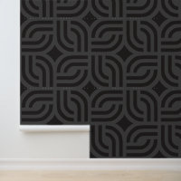 Schwarz-Grau-Ornament-Muster antikes Design