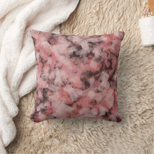 Schwarz Grau Pink Weiß Moderne Geometrische Abstra Kissen