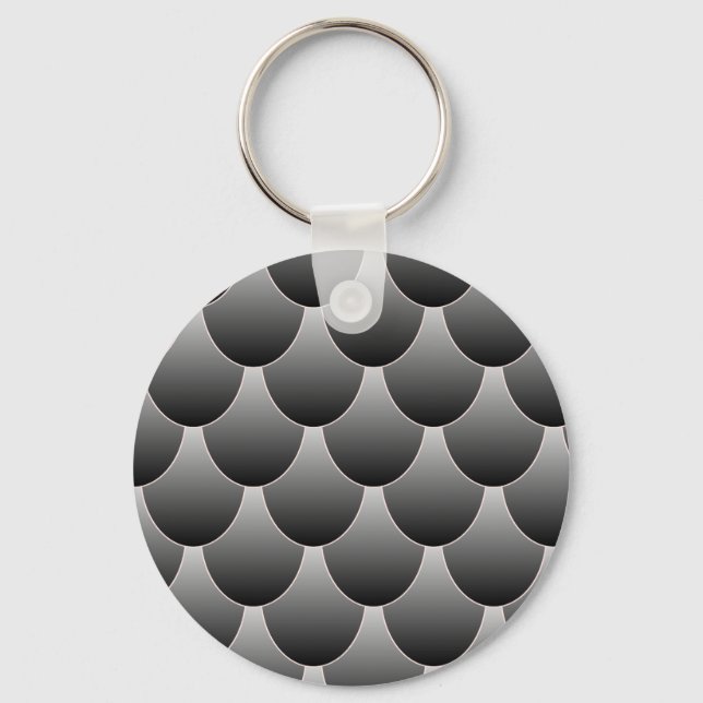 Schwarz-Grau-Skala Schlüsselanhänger (Vorderseite)