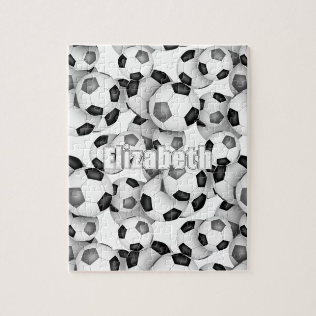 Schwarz-Grau-Team Farben Jungen Fußball (Vertikal)