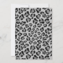 Schwarz-Graue Leopardenmuster, Geparden Ankündigung