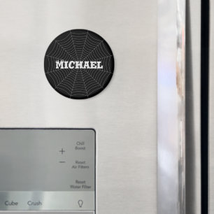 Schwarz Graue Spinnennetze Halloween Muster Ihr Na Magnet