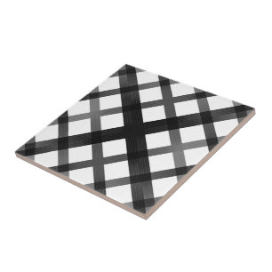 Schwarz-graue, verblassende Ombre-Crisscross-X-Mus Fliese