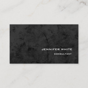 Schwarz Graues Muster Moderner Stil Elegant Trendy Visitenkarte