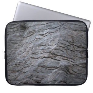 Schwarz-Graustreifen Laptopschutzhülle