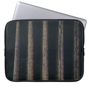Schwarz-Grautextil Laptopschutzhülle