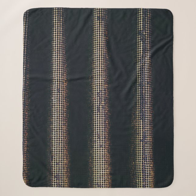 Schwarz-Grautextil Sherpadecke (Vorderseite)