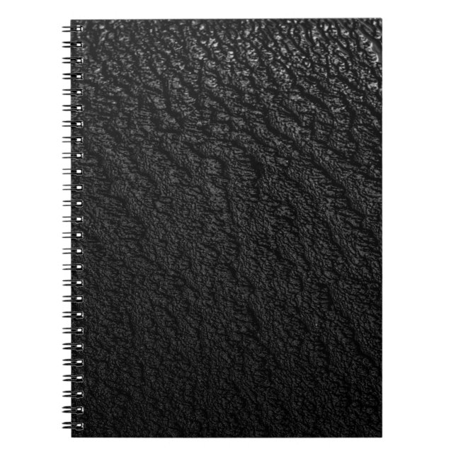 Schwarz-Grautextilien Notizblock (Vorderseite)