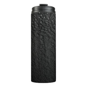 Schwarz-Grautextilien Thermosbecher
