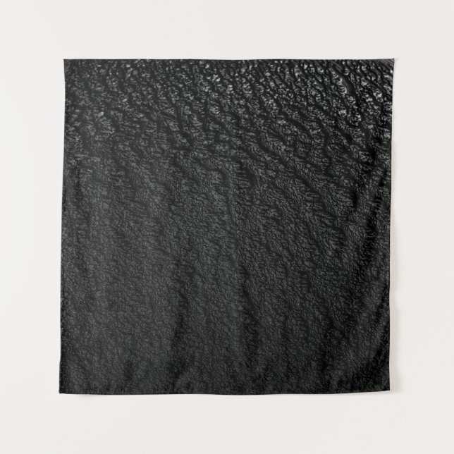 Schwarz-Grautextilien Wandteppich (Vorderseite)