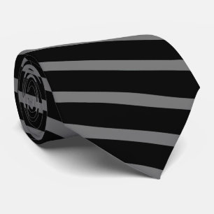 SCHWARZ-GRAY-STRIPE — ÄNDERBARE HINTERGRUNDFARBE KRAWATTE