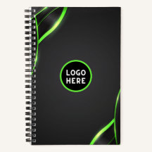 Schwarz-Grün-Abstrakte Fluid-Design | Logo hinzufü